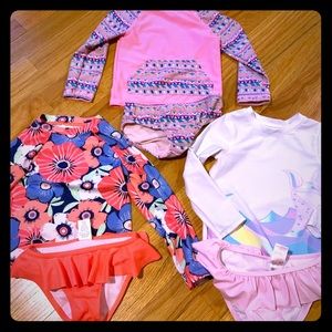 FINAL Price: 2-piece Suit with Rash Guard Trio